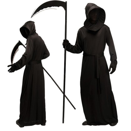 Hot Sale Black Devil Scythe Monster Halloween Cosplay Costume  