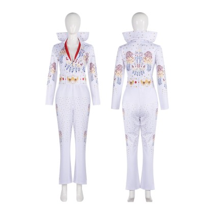 Elvis Presley Cosplay Costume Halloween Family Matching Costume