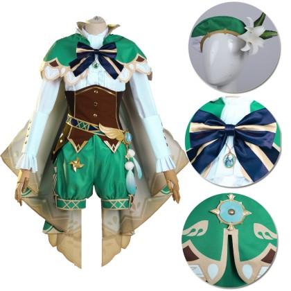 Genshin Impact Venti Cosplay Costume