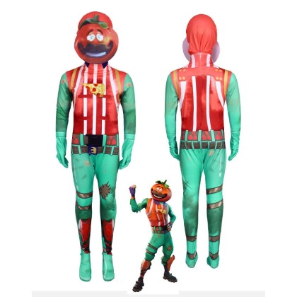 Fortnite Tomatoide Onesie Parent-child Halloween Cosplay Costume