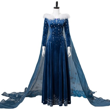 Elsa Gown With Cape