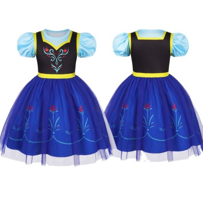Frozen Anna Princess Dress Children's Halloween Cosplay Costume