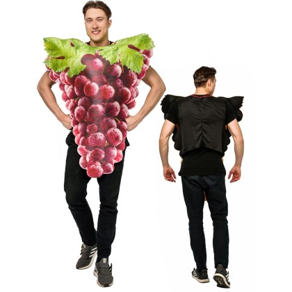 Adult Halloween Fruit Funny Grape Cosplay Costume