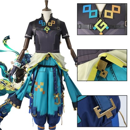 Genshin Impact Kinich Cosplay Costume 