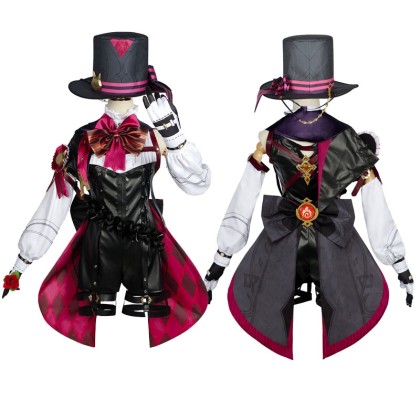Genshin Impact Lyney Cosplay Costume 
