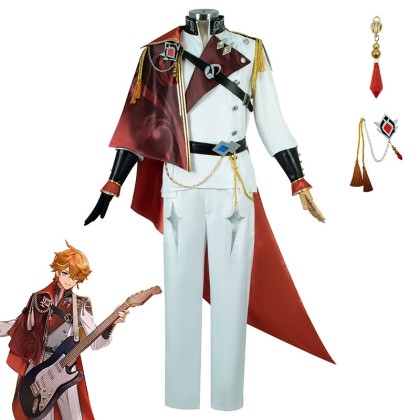 Genshin Impact Tartaglia Concert Cosplay Costume