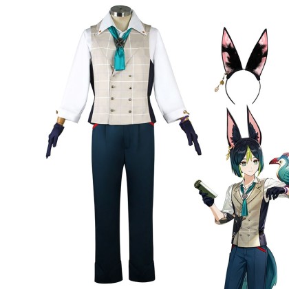 Genshin Impact Tighnari M&G Linkage Cosplay Costume 