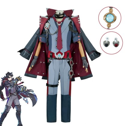 Genshin Impact Wriothesley Cosplay Costume Full Set