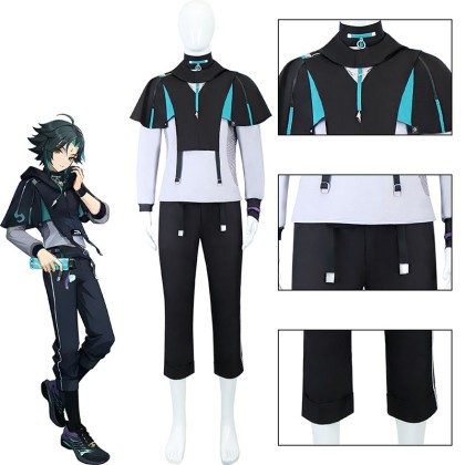 Genshin Impact Xiao Anta Linkage Cosplay Costume 