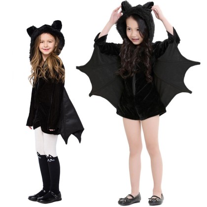  Girl Bat Halloween Party Cosplay Costume