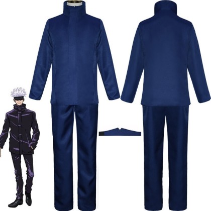 Adult Jujutsu Kaisen Gojo Satoru Cosplay Costume Halloween Costume 