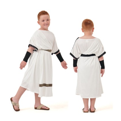  Children's Ancient Greek Mythology Toga Halloween Cosplay Costume