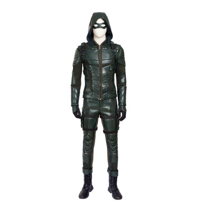 Green Arrow Season 5 Oliver Queen Cosplay Costumes