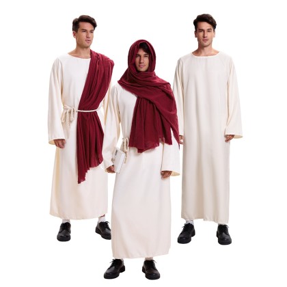 Retro Arabian Style Dubai Robe Halloween Missionaries Cosplay Costume