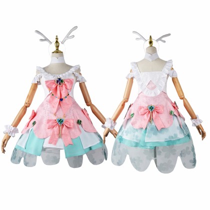 Honor of Kings The Wish of Time Pink Cosplay Costume