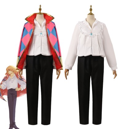 Halloween Costume Anime Howl's Moving Castle  Howl Cosplay Suit