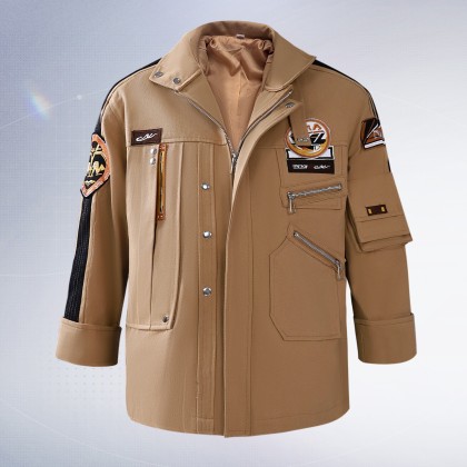 Love and Deepspace Hypersonic Brown Flight Suit Cosplay Coat 