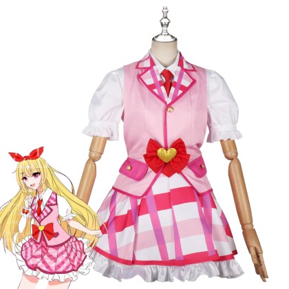 Aikatsu! Ichinose Hoshimiya Girl Cosplay Uniform Costume