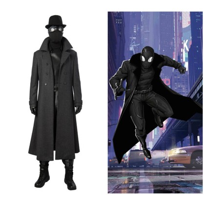 Spider Man Parallel Cosmic Spider-Man Noir male Cosplay Costume