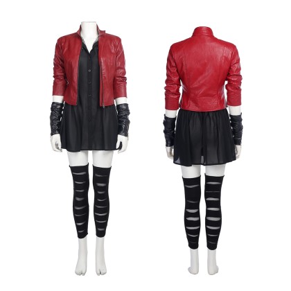 Avengers Age of Ultron Scarlet Witch Cosplay Costume Outfit