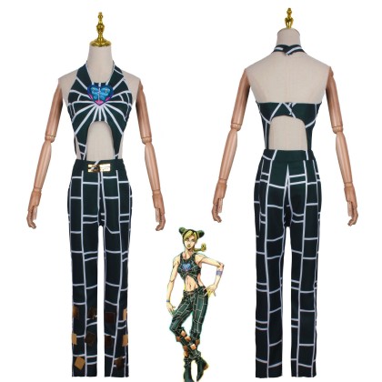 JoJo's Bizarre Adventure Cosplay Jolyne Cujoh's Prison Outfit 