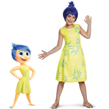 Halloween Parent-Child Costume Inside Out Joy Cosplay Costume