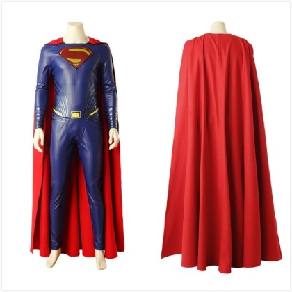 Justice League Superman Clark Kent Cosplay Costume