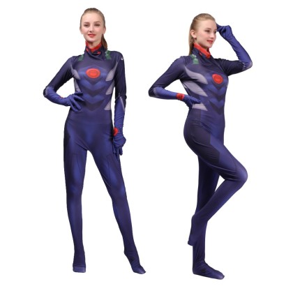 EVA Kaworu Nagisa Printed Jumpsuit For Adult & Kids Halloween Costume