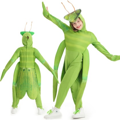 Funny Halloween Children Costume Animal Mantis Cosplay Costume 