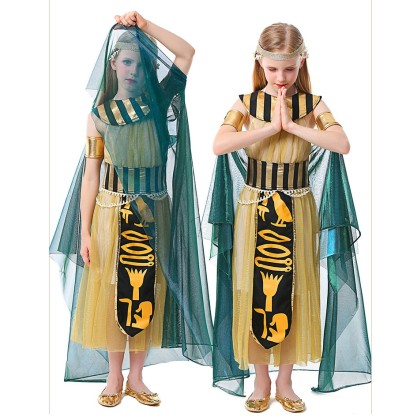 Children's Halloween Costumes Cleopatra Cosplay Dance Costume