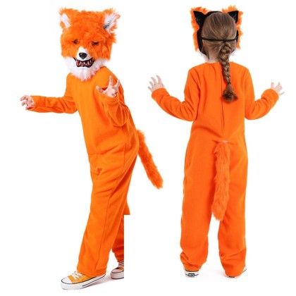 Children Halloween Costume Cute Little Fox Animal Cosplay Costume