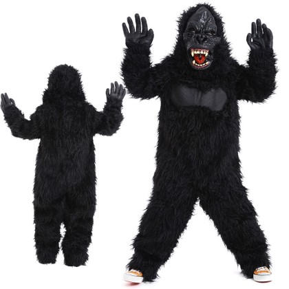 Children's Halloween Animal Plush King Kong Cosplay Costume