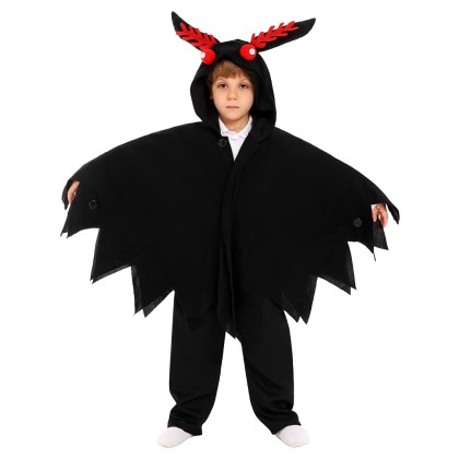 The Mothman Prophecies Kids Mothman Halloween Cosplay Costume