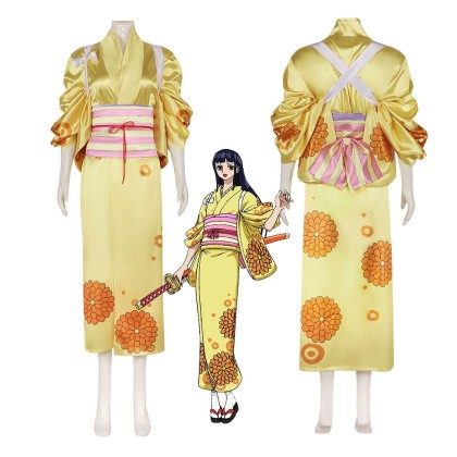  One Piece Kikunojo Cosplay Costume For Adult