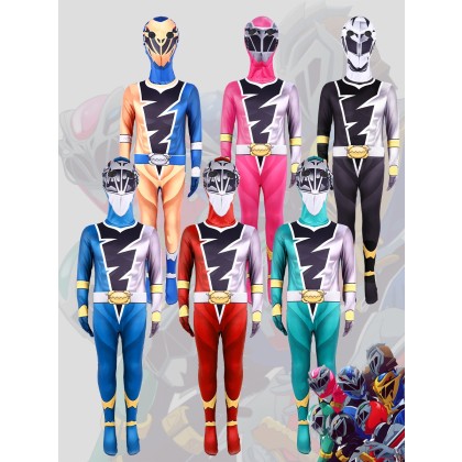 Kishiryu Sentai Ryusoulger Group Cosplay Jumpsuit For Halloween Parent-Child Costume