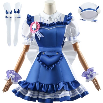Genshin Impact Luckin Linkage Sigewinne Cosplay Costume 