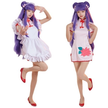 Ranma 1/2 Shampoo Pink Qipao Cosplay Costume