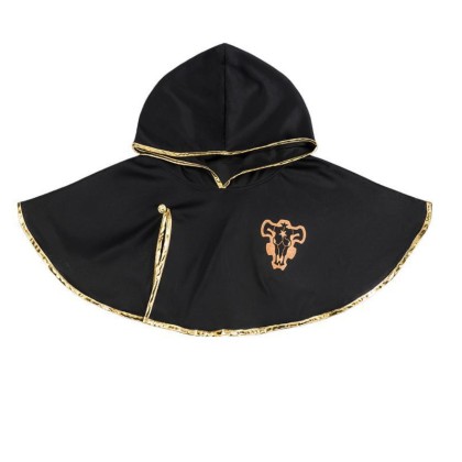Black Clover Asta Black Bulls Hooded Cape with Headband Cosplay