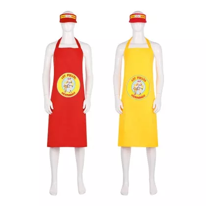Breaking Bad Los Pollos Hermanos Apron and Visor Costume