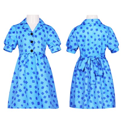 Kids Matilda Blue Dress Costume