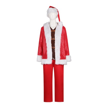 Violent Night Women's Santa Cosplay Costume with Cape