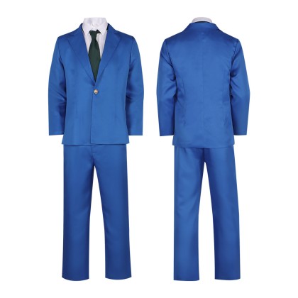 Detective Conan Shinichi Kudo Teitan High School Uniform Cosplay Costume
