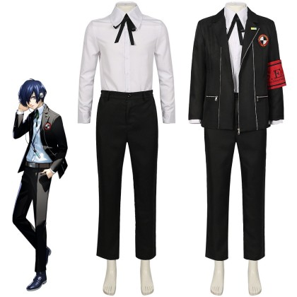 Persona 3 Makoto Yuki School Uniform Cosplay Costume