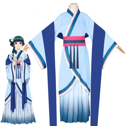  Maomao Blue White Dress The Apothecary Diaries Cosplay Costume