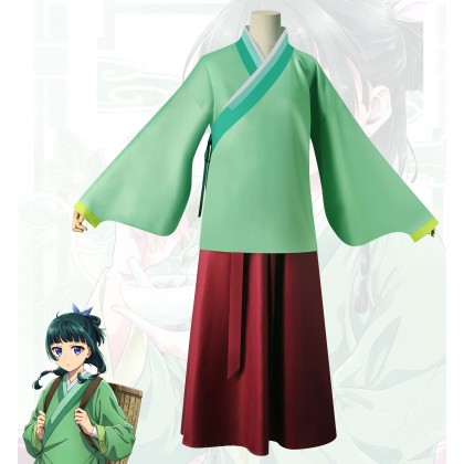  The Apothecary Diaries Maomao Green Dress Cosplay Costume
