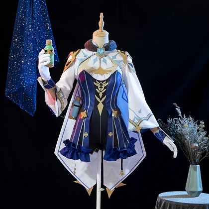 Genshin Impact Sucrose Knight Suit Cosplay Costume