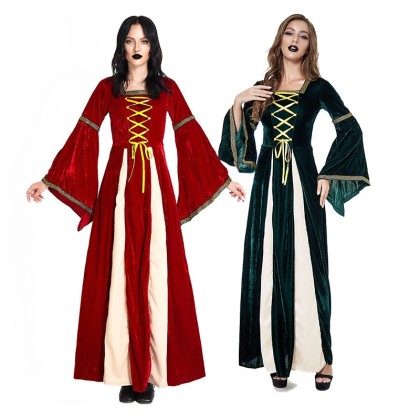 Medieval European Court Party Dress Halloween Costume