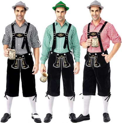 Halloween Costume German traditional Men's Oktoberfest Costume
