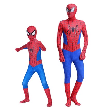 Spider-Man Miles Morales Onesie Halloween Parent-Child Cosplay Suit
