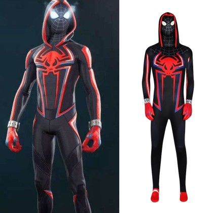 Halloween Miles Morales Spider Man 2099 3D Printed Cosplay Jumpsuit